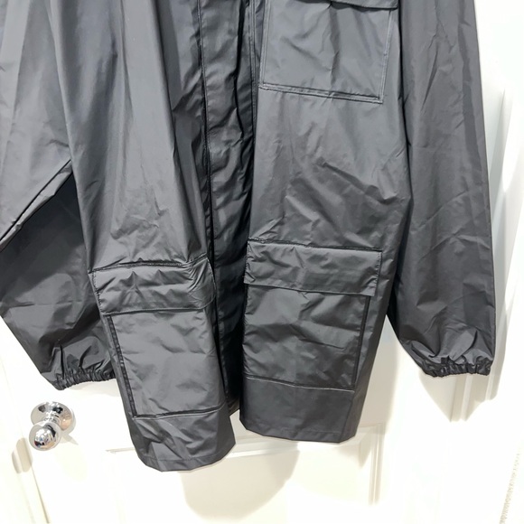 FirstGear moto 3M scotchlite size XL Rain Coat Jacket Synchro Rear View Clear - Picture 4 of 5